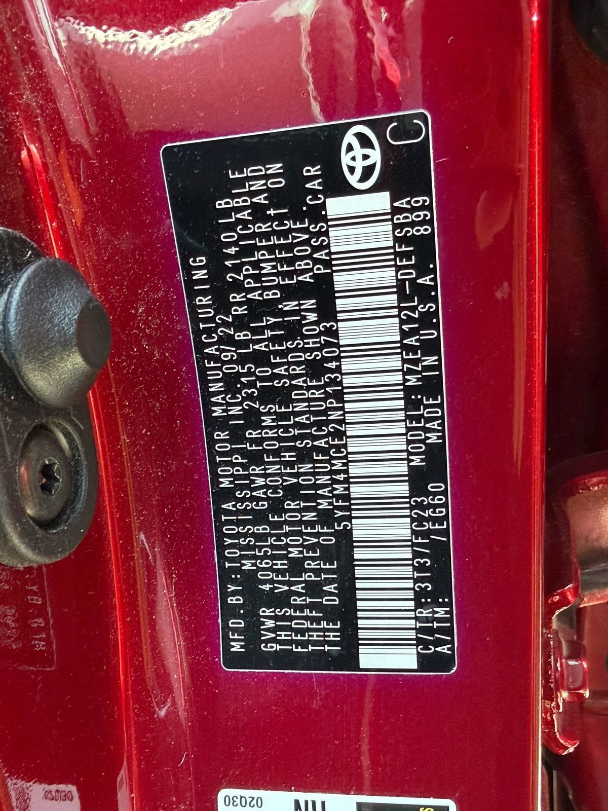 Used 2022 Toyota Corolla SE w/ Carpet Mat Package (TMS) FWD image 14