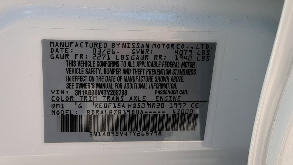 Certified 2026 Nissan Sentra S w/ Floor Mat Package FWD image 22