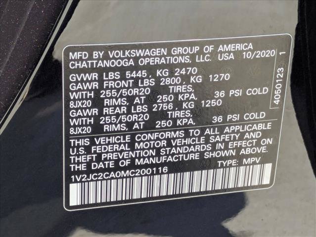 Used 2021 Volkswagen Atlas Cross Sport SE w/ Panoramic Sunroof Package FWD image 24