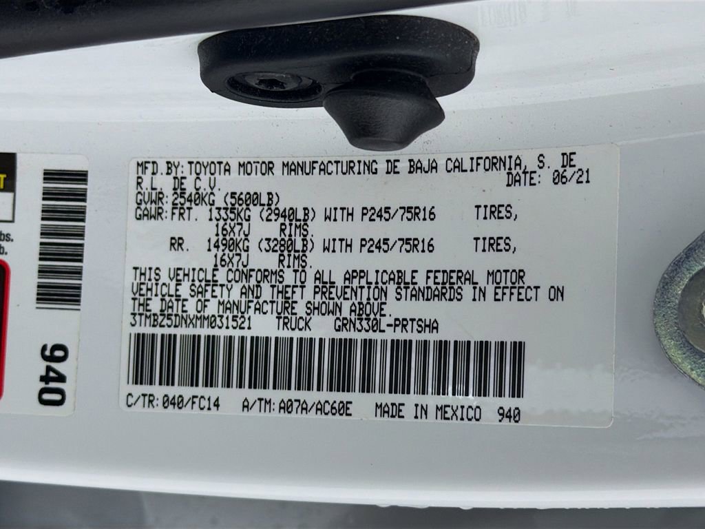 Used 2021 Toyota Tacoma SR5 image 29