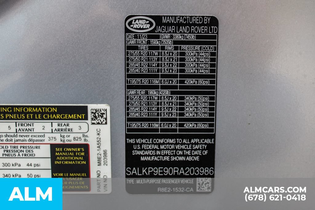 Used 2024 Land Rover Range Rover SE AWD/4WD image 42
