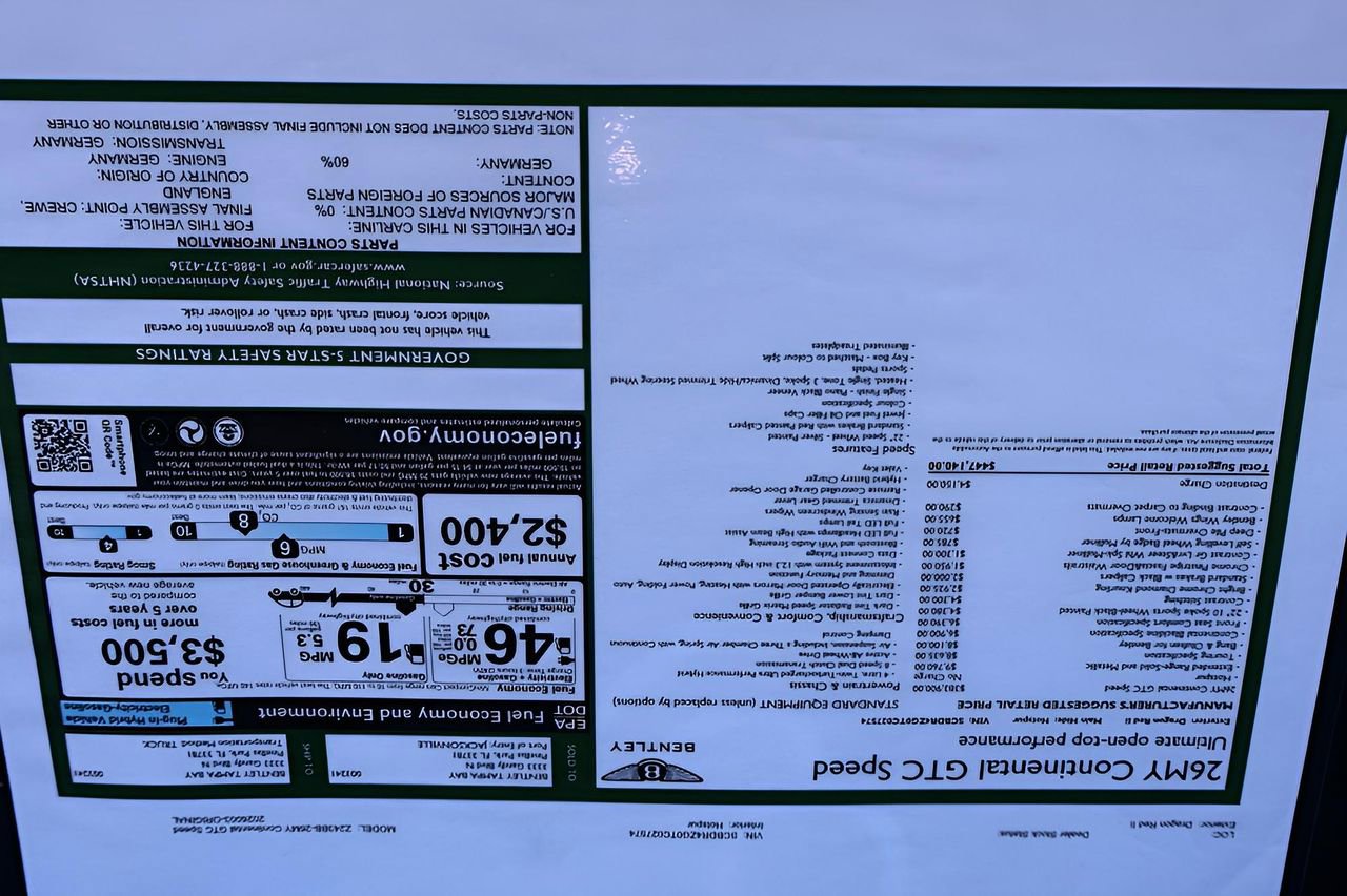 New 2026 Bentley Continental GT Speed image 24