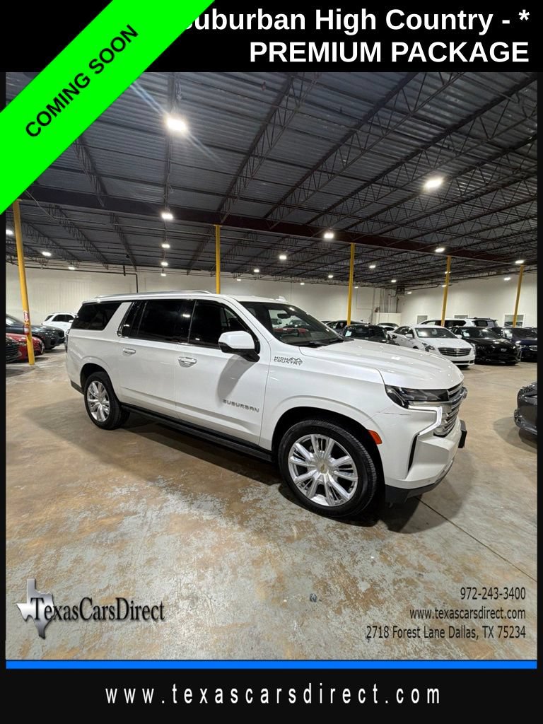 Used 2021 Chevrolet Suburban High Country w/ Premium Package RWD image 5