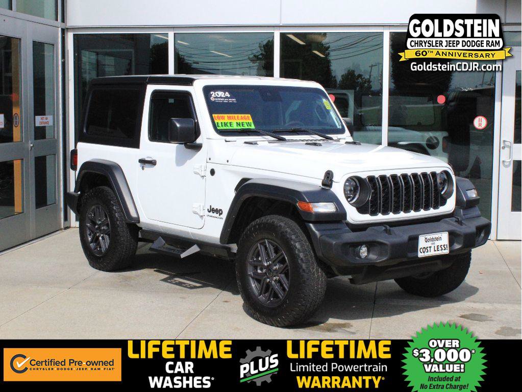 Certified 2024 Jeep Wrangler Sport AWD/4WD image 1