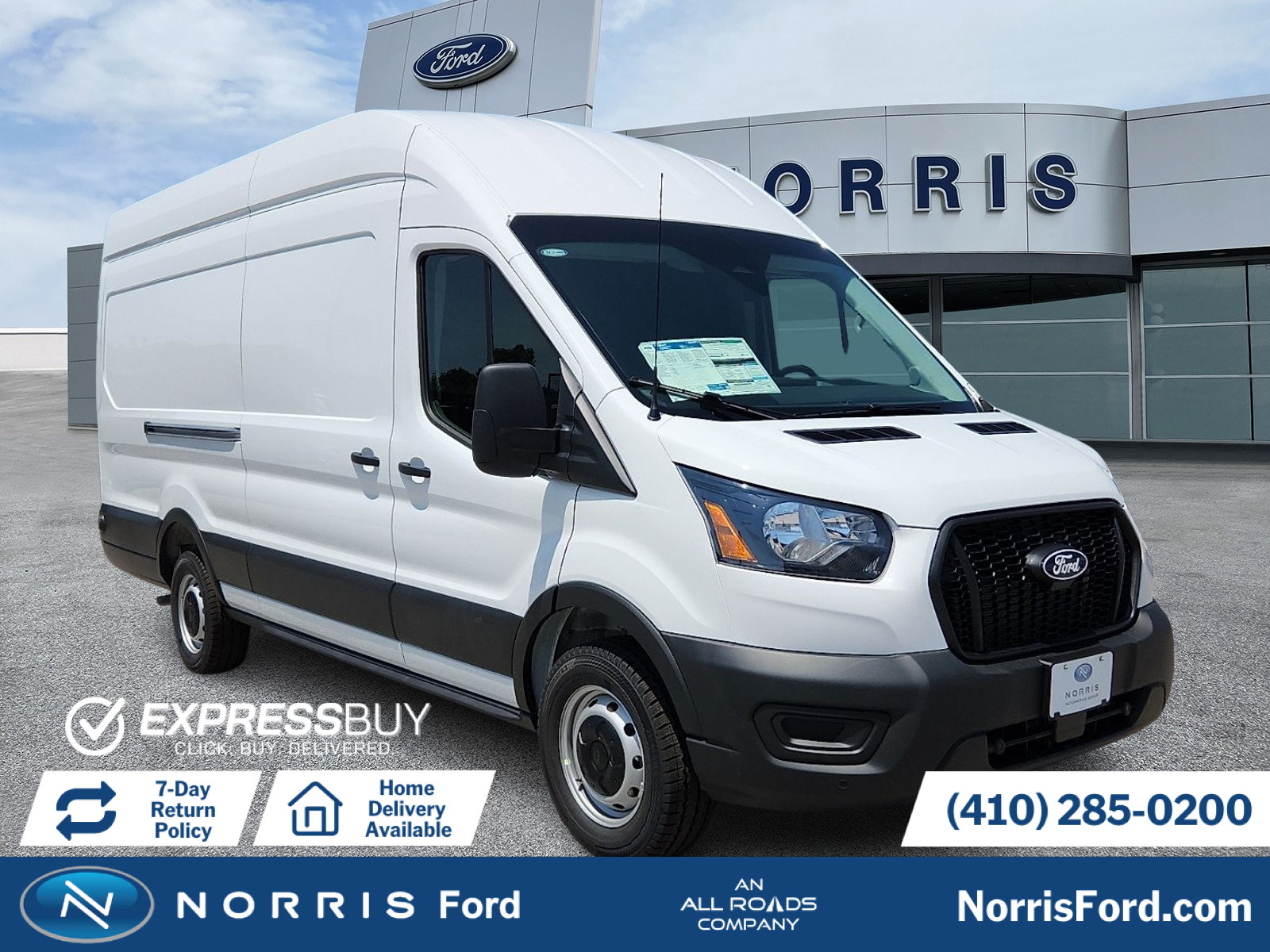New 2026 Ford Transit 350 148 High Roof Extended w/ Load Area Protection Package