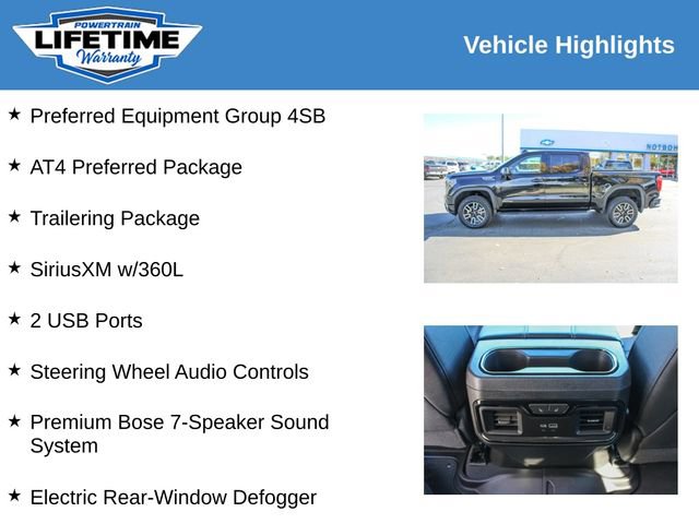 Used 2023 GMC Sierra 1500 AT4 w/ AT4 Preferred Package image 2