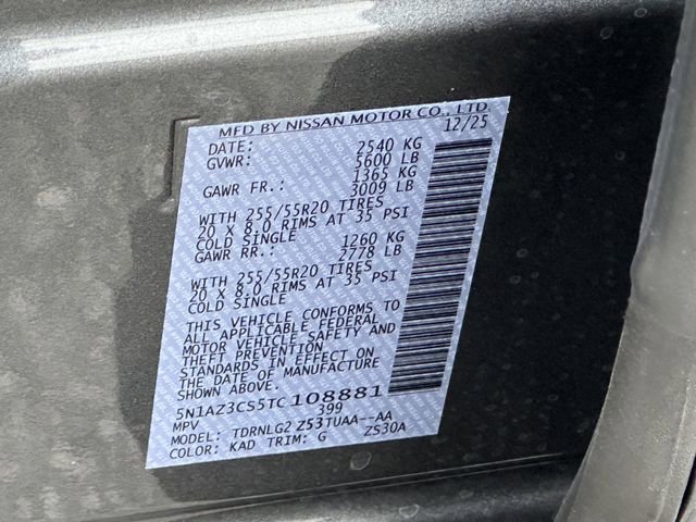 New 2026 Nissan Murano SL image 27