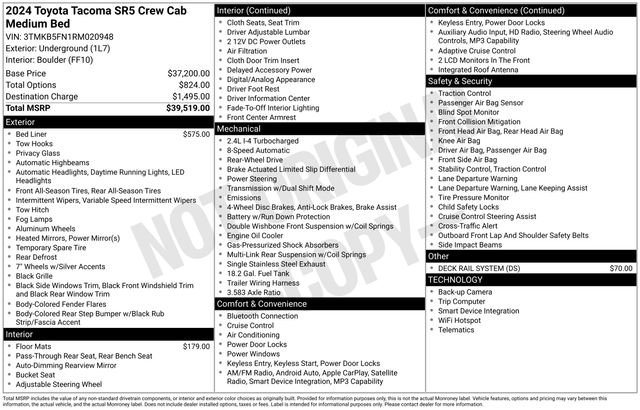 Used 2024 Toyota Tacoma SR5 RWD image 33