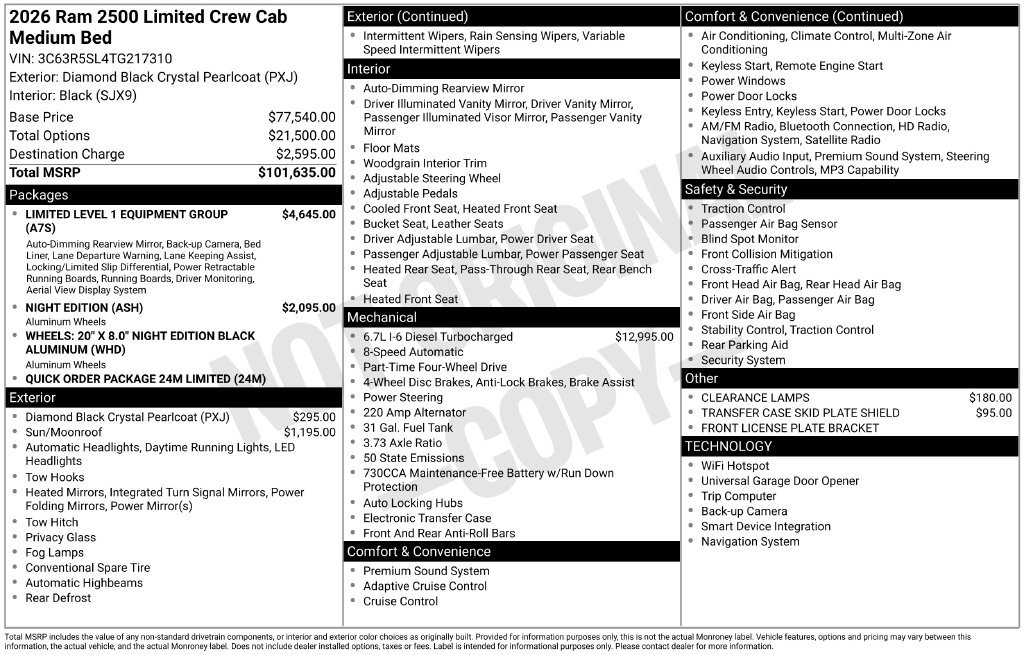 Used 2026 RAM 2500 Limited AWD/4WD image 26
