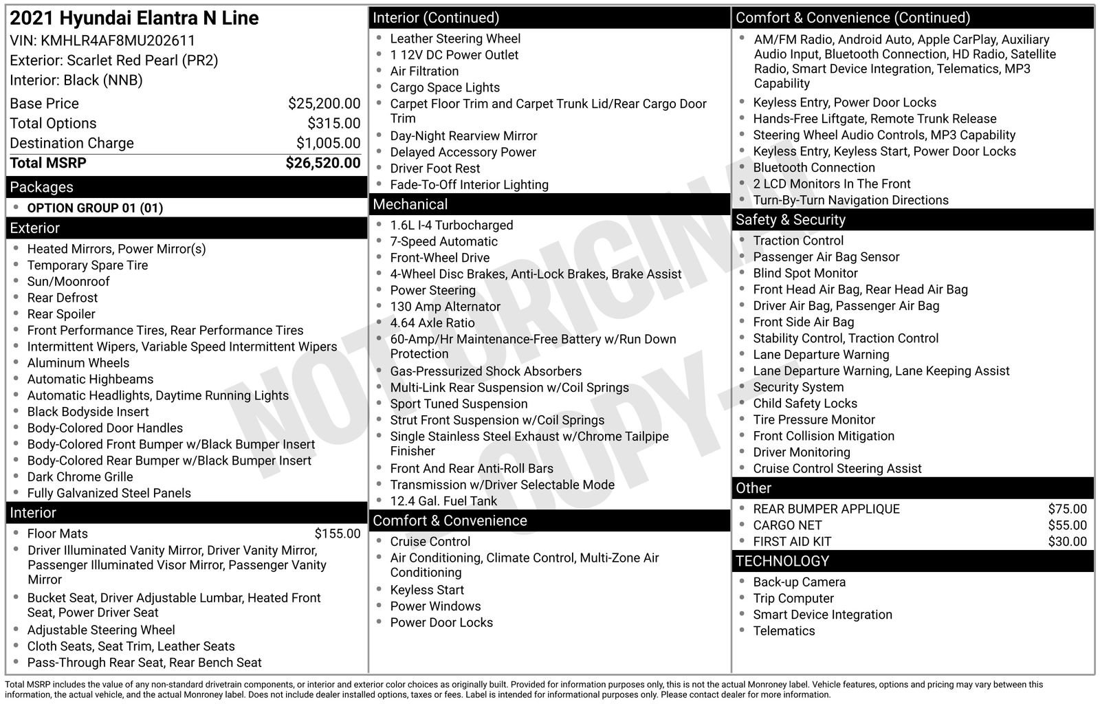 Used 2021 Hyundai Elantra N Line image 6