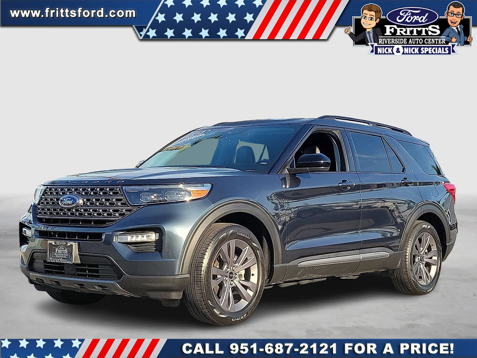 Certified 2022 Ford Explorer XLT w/ Equipment Group 202A RWD image 1