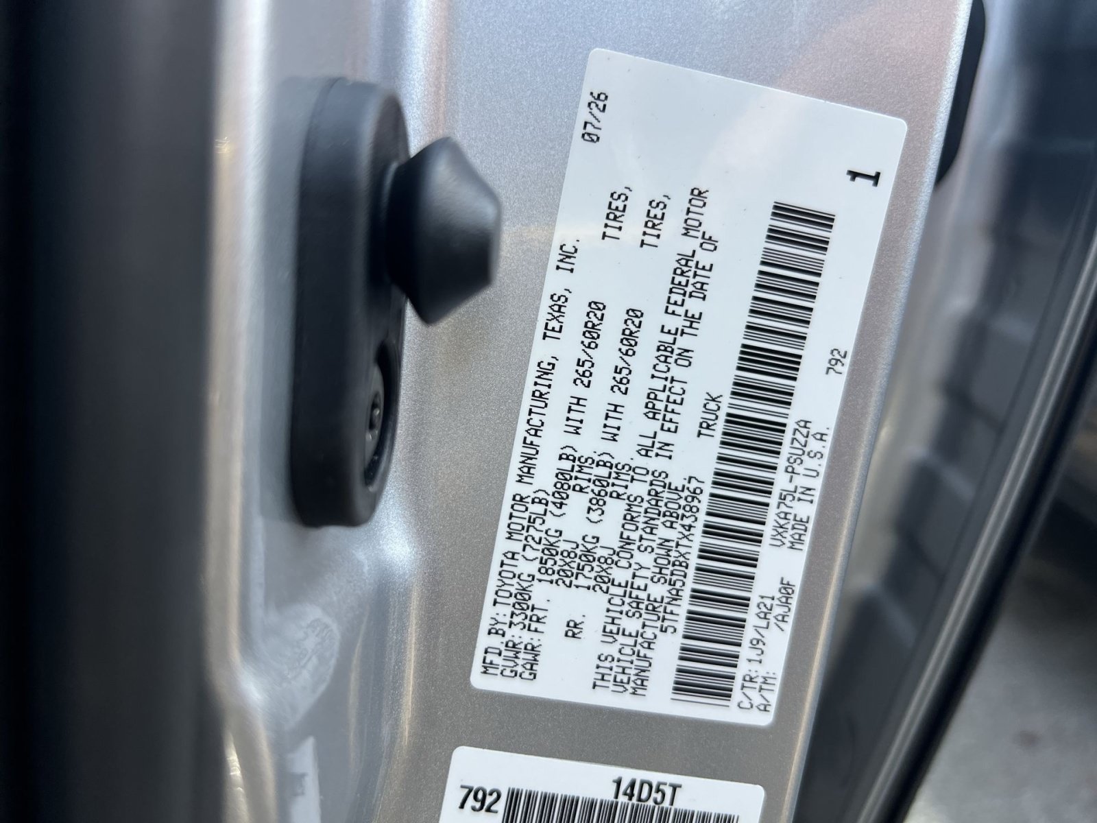 New 2026 Toyota Tundra Platinum AWD/4WD image 21
