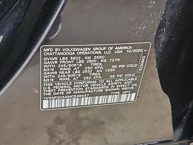 Used 2021 Volkswagen Atlas S FWD image 23