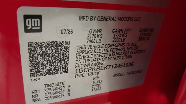 New 2026 Chevrolet Silverado 1500 Custom AWD/4WD image 38