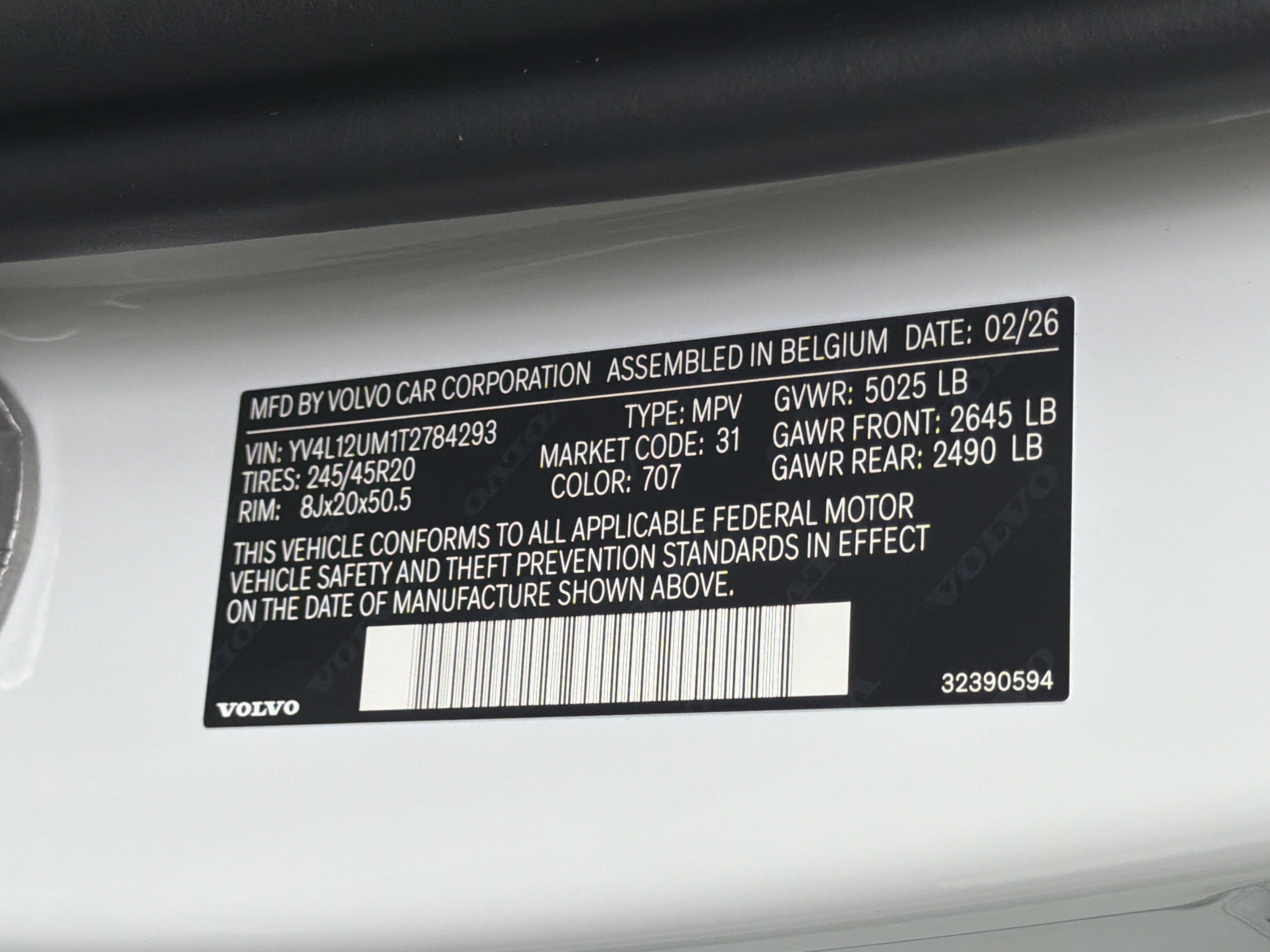 New 2026 Volvo XC40 B5 Ultra w/ Protection Package Premier AWD/4WD image 37