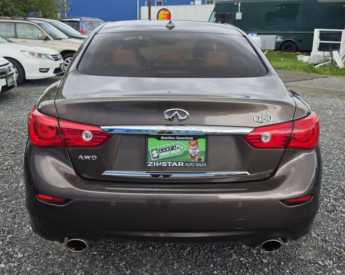 Used 2014 INFINITI Q50 Premium w/ Deluxe Touring Package AWD/4WD image 6
