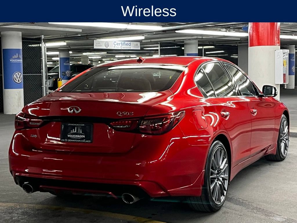 Used 2022 INFINITI Q50 Red Sport 400 AWD/4WD image 6