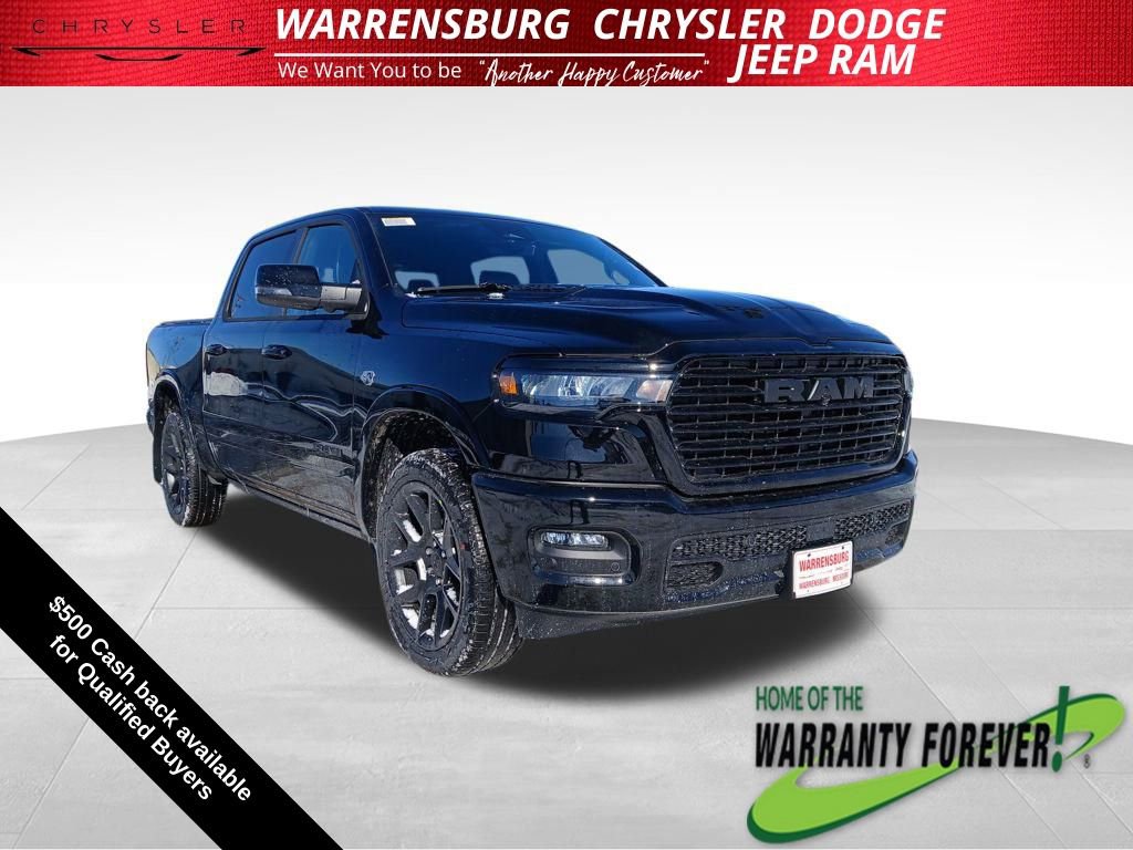 New 2026 RAM 1500 Laramie w/ Night Edition AWD/4WD 360° Tour