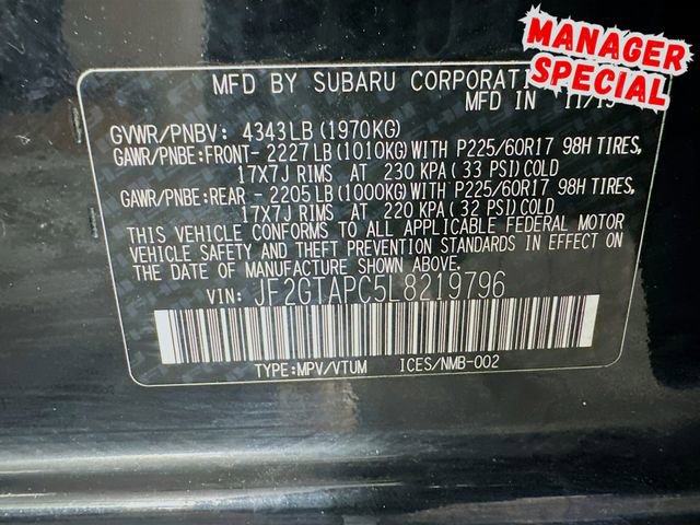 Used 2020 Subaru Crosstrek 2.0i Premium w/ Popular Package #2 image 30