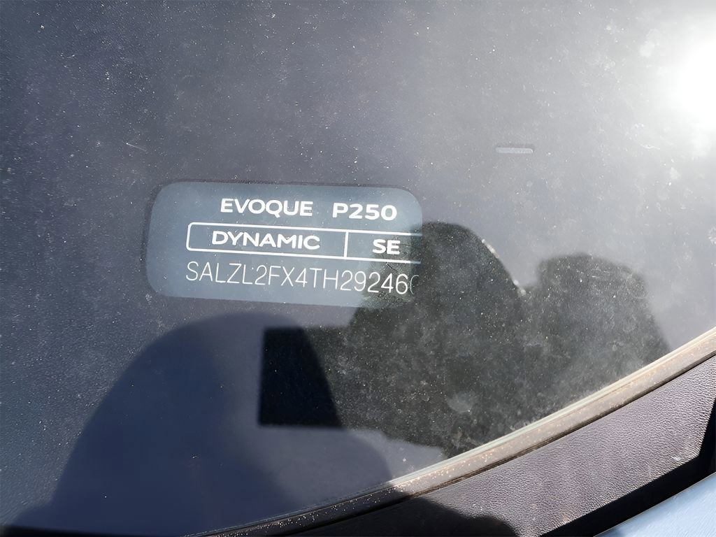 Certified 2026 Land Rover Range Rover Evoque Dynamic SE AWD/4WD image 80