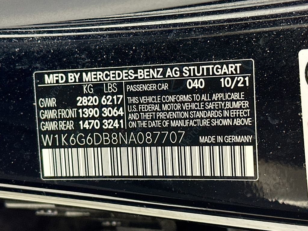 Certified 2022 Mercedes-Benz S 500 S 500 image 33