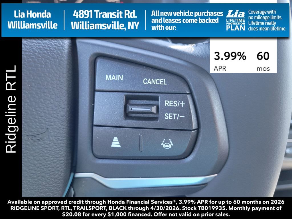 New 2026 Honda Ridgeline RTL image 20