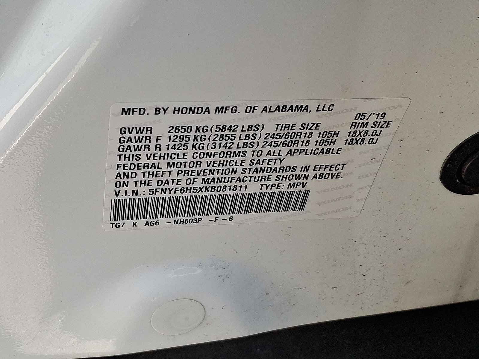 Used 2019 Honda Pilot EX-L image 30