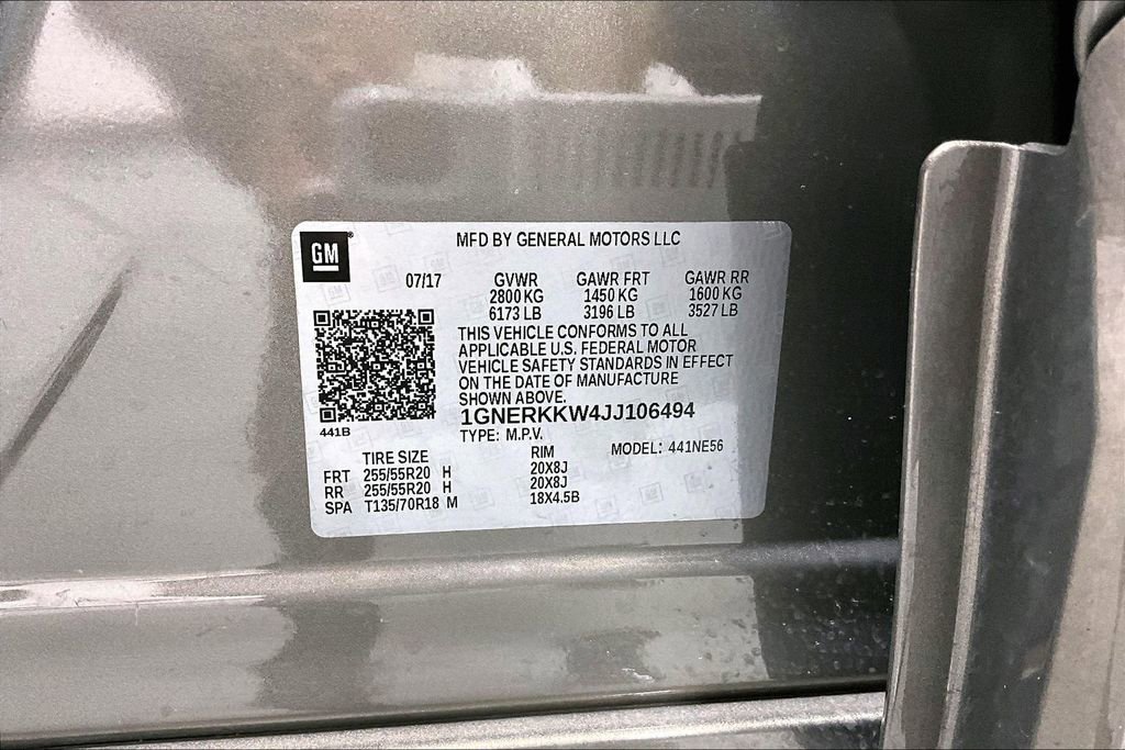 Used 2018 Chevrolet Traverse Premier w/ Driver Confidence II Package FWD image 42
