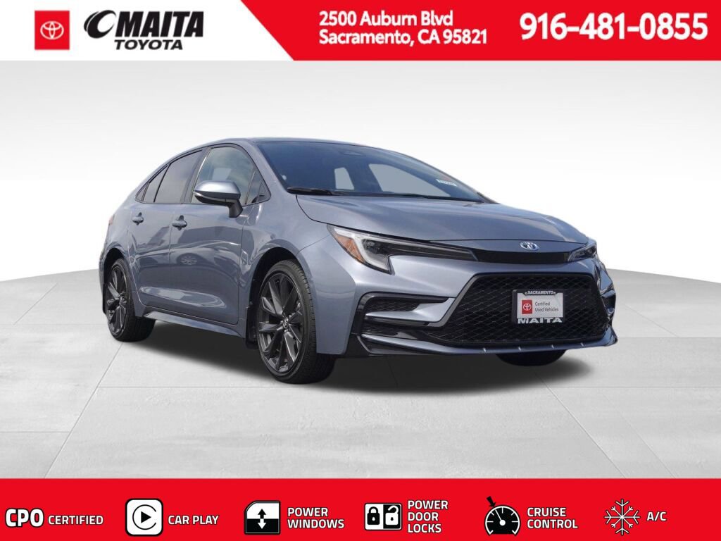 Certified 2023 Toyota Corolla SE w/ SE Package FWD image 1