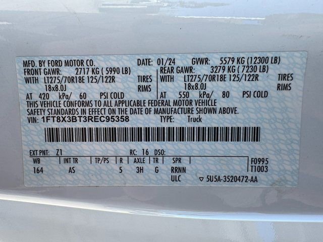 Used 2024 Ford F350 XL w/ Snow Plow/Camper Package image 27