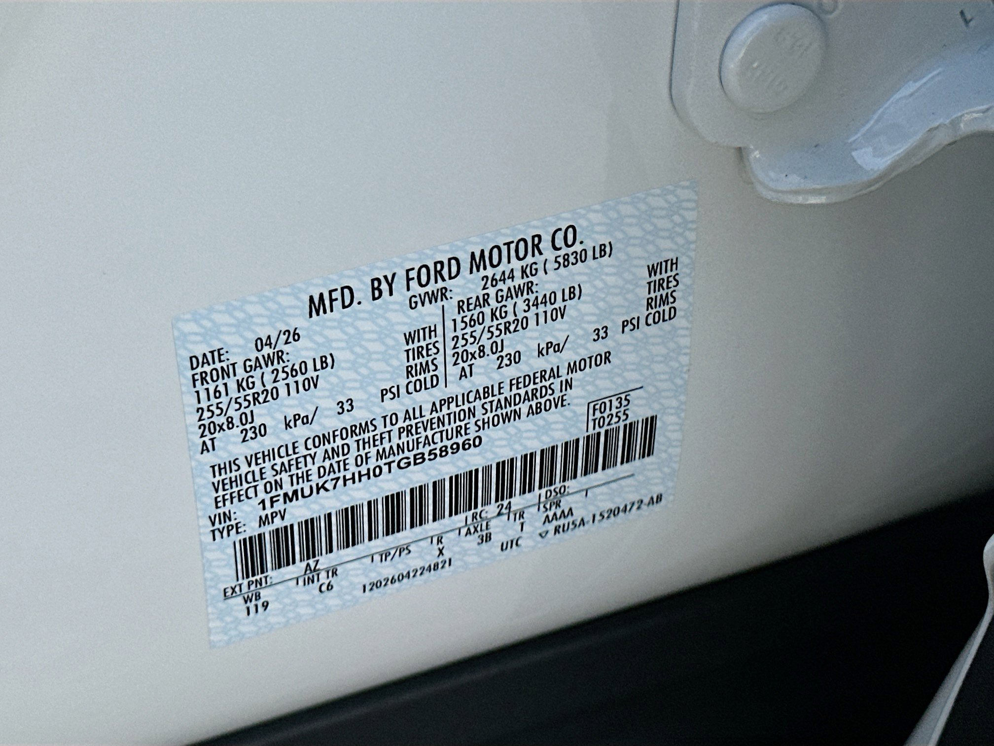 New 2026 Ford Explorer Platinum RWD image 21