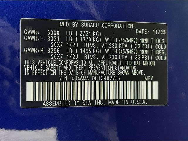 New 2026 Subaru Ascent Bronze Edition image 34