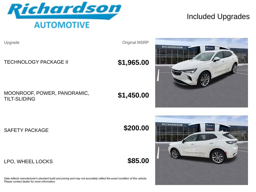 Used 2022 Buick Envision Avenir w/ Technology Package II image 7