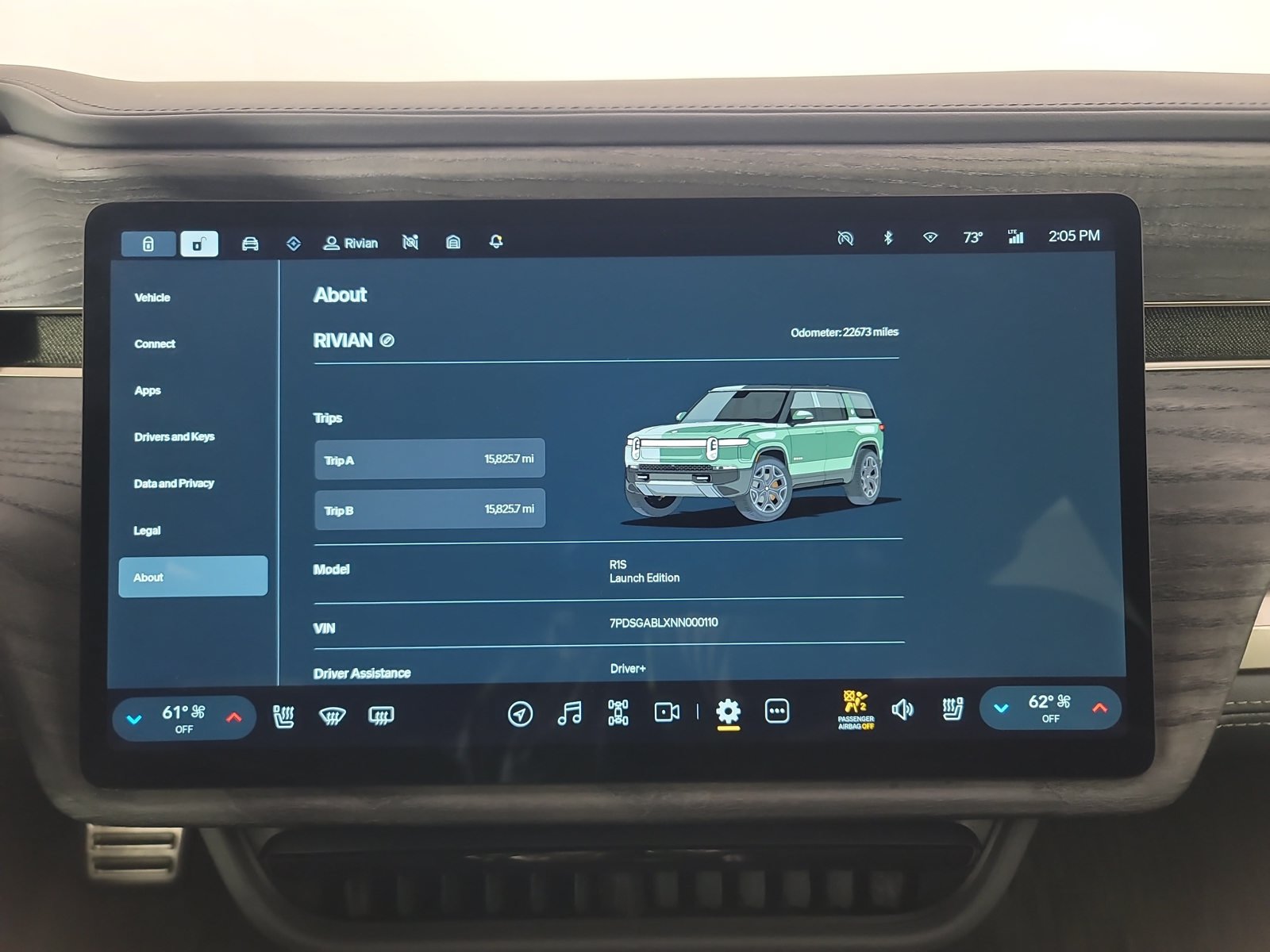 Used 2022 Rivian R1S Launch Edition Quad AWD/4WD image 29