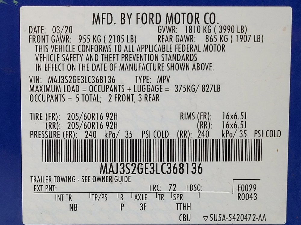 Used 2020 Ford EcoSport SE image 33