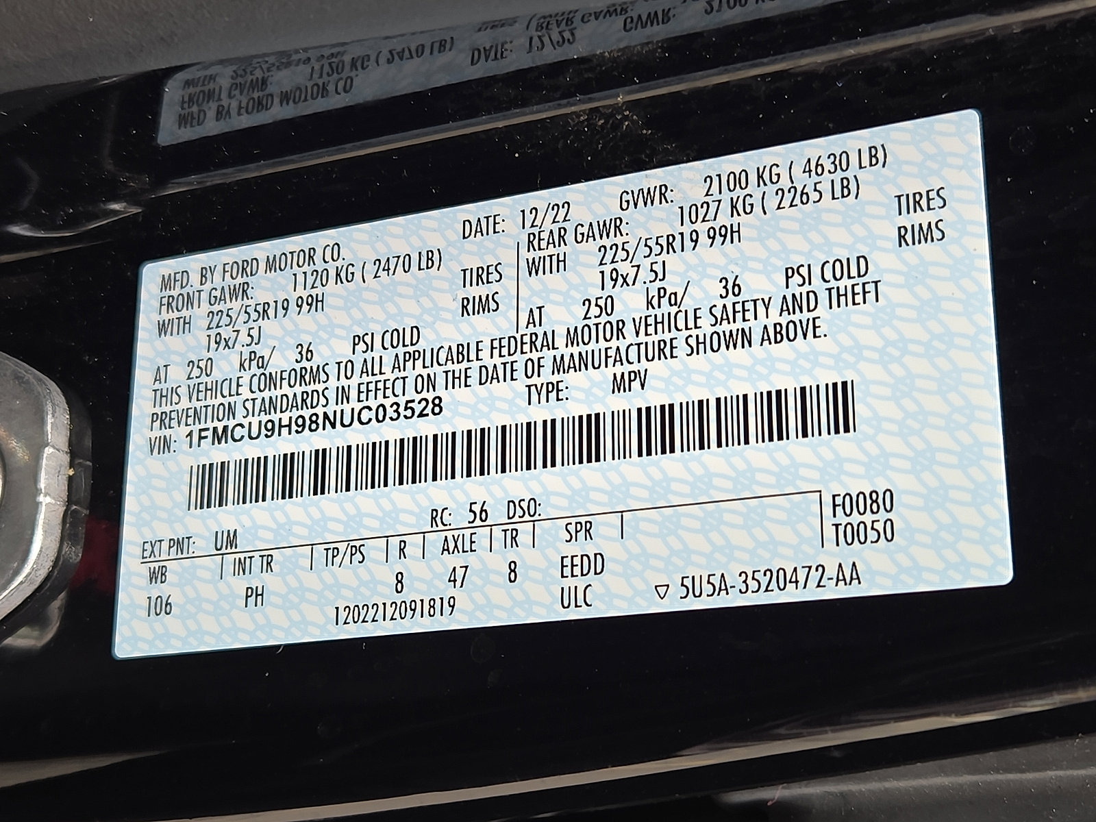 Used 2022 Ford Escape SEL w/ SEL Stealth AWD Package image 26