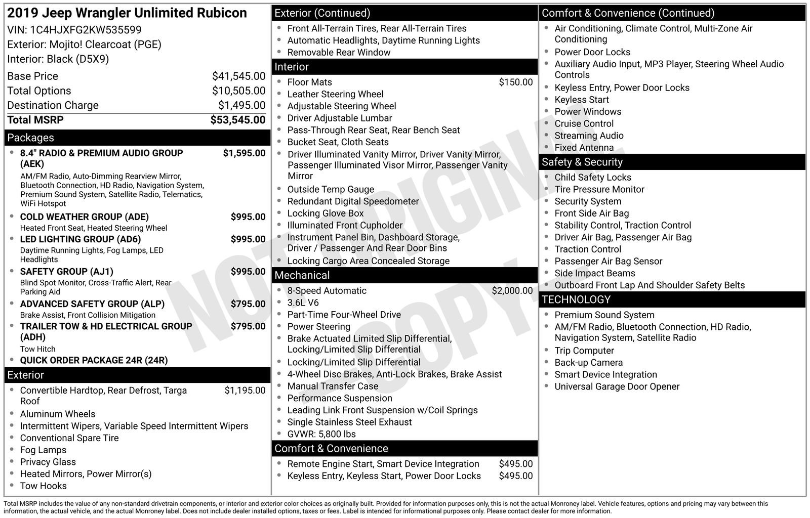 Used 2019 Jeep Wrangler Unlimited Rubicon image 4