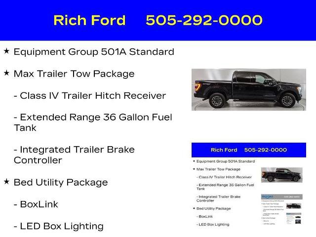 Certified 2023 Ford F150 Lariat w/ Max Trailer Tow Package AWD/4WD image 12