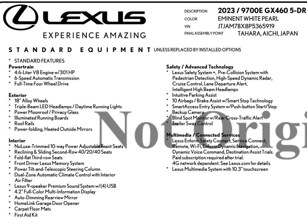 Used 2023 Lexus GX 460 Premium w/ Premium Plus Package AWD/4WD image 17