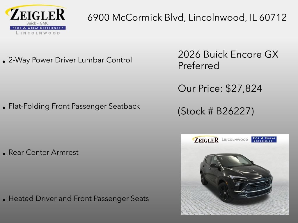 New 2026 Buick Encore GX Preferred w/ Comfort Package AWD/4WD image 24