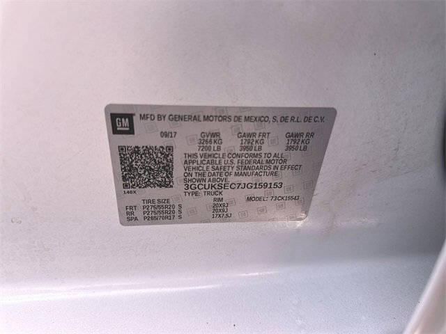 Used 2018 Chevrolet Silverado 1500 LTZ w/ Sport Package image 32