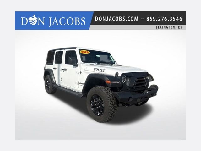 Used 2020 Jeep Wrangler Unlimited Willys image 1