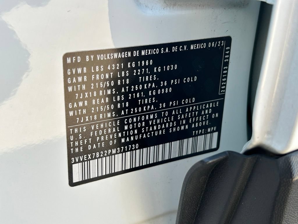 Certified 2023 Volkswagen Taos SE FWD image 50