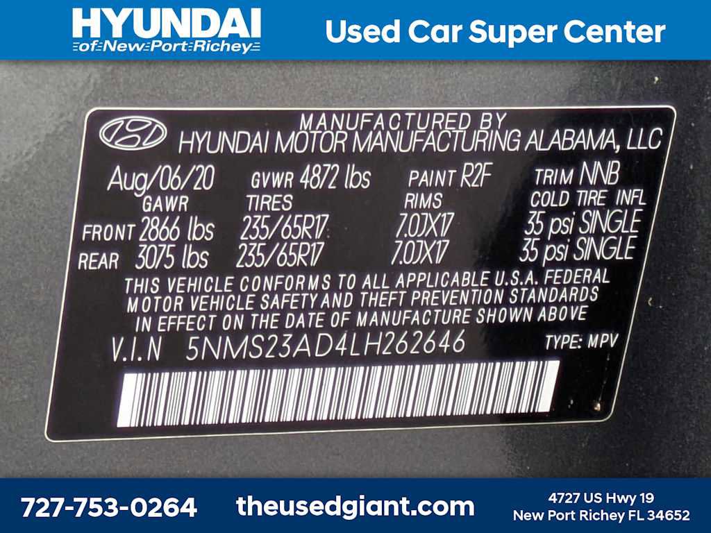 Used 2020 Hyundai Santa Fe SE image 33