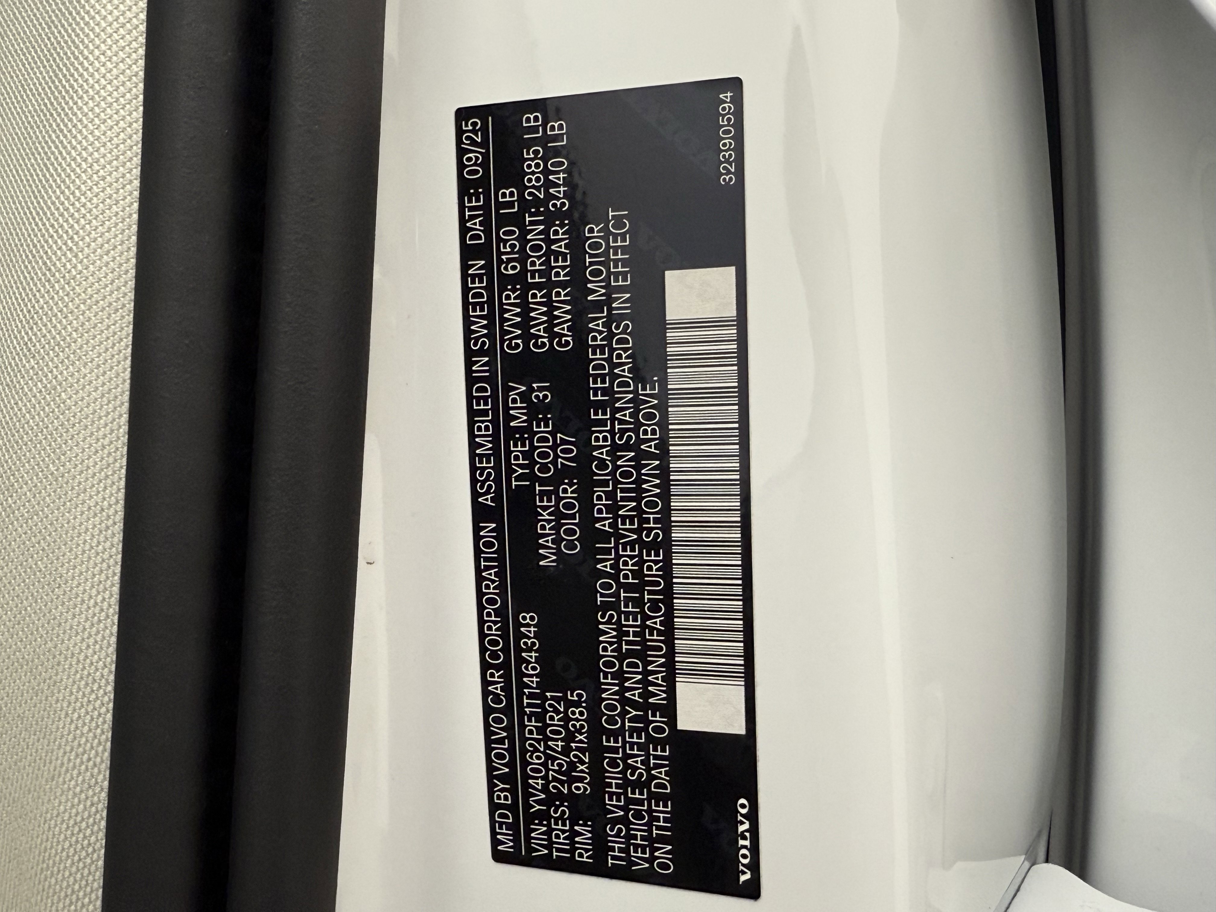 Used 2026 Volvo XC90 B6 Ultra w/ Protection Package image 29