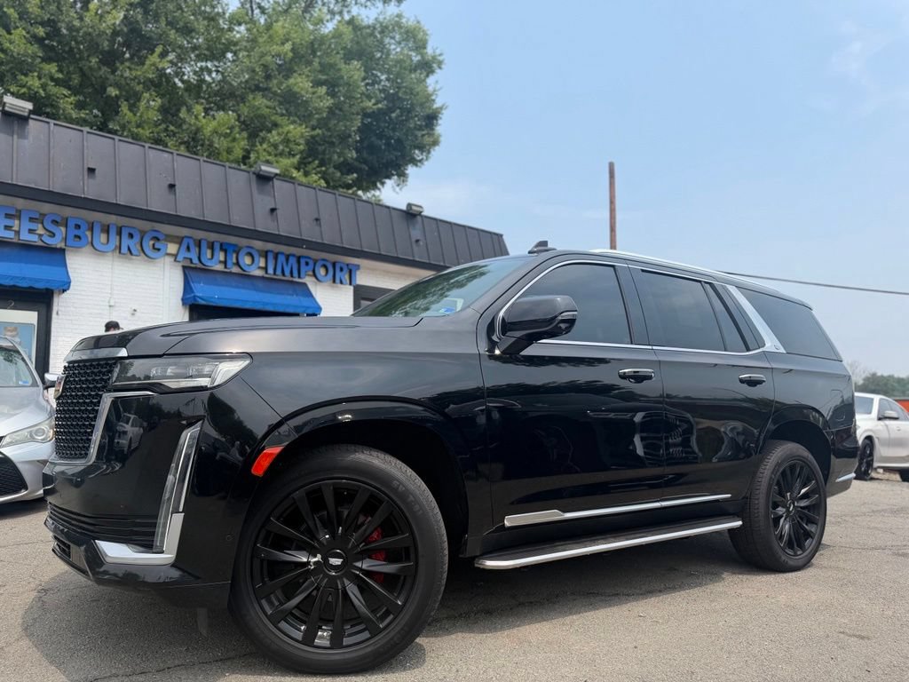 Used 2021 Cadillac Escalade Premium Luxury w/ Driver Assist Tech Package AWD/4WD video 1