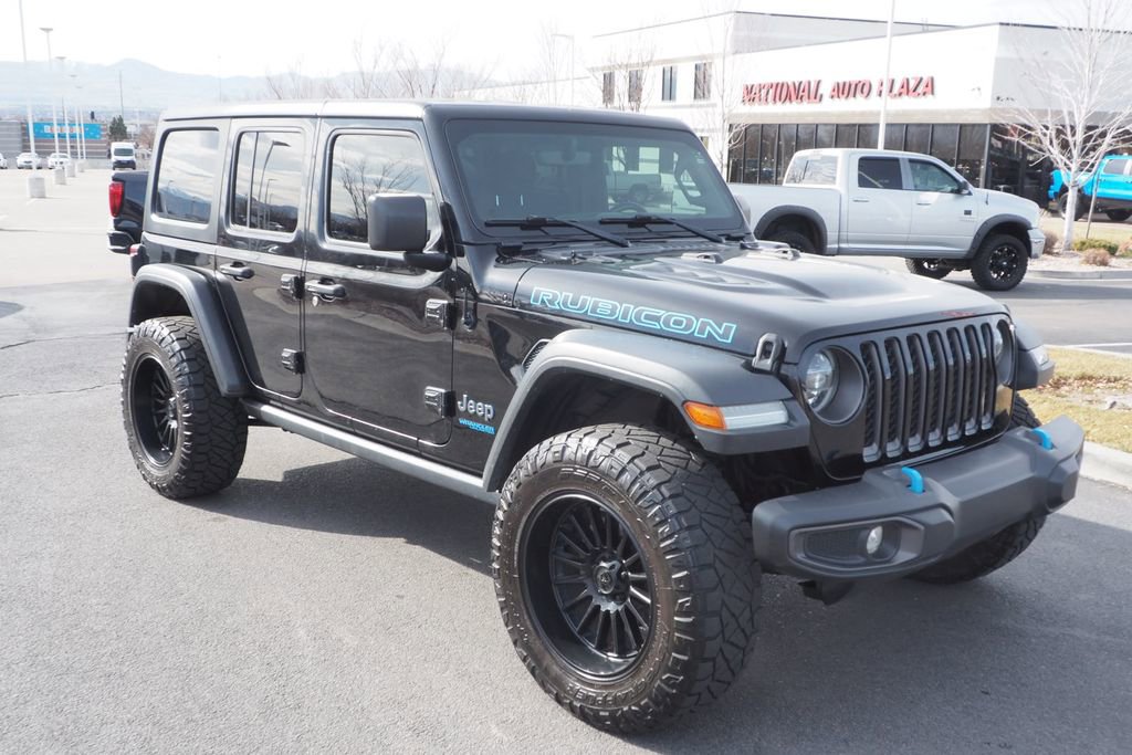 Used 2022 Jeep Wrangler Unlimited Rubicon 4xe w/ Cold Weather Group image 9