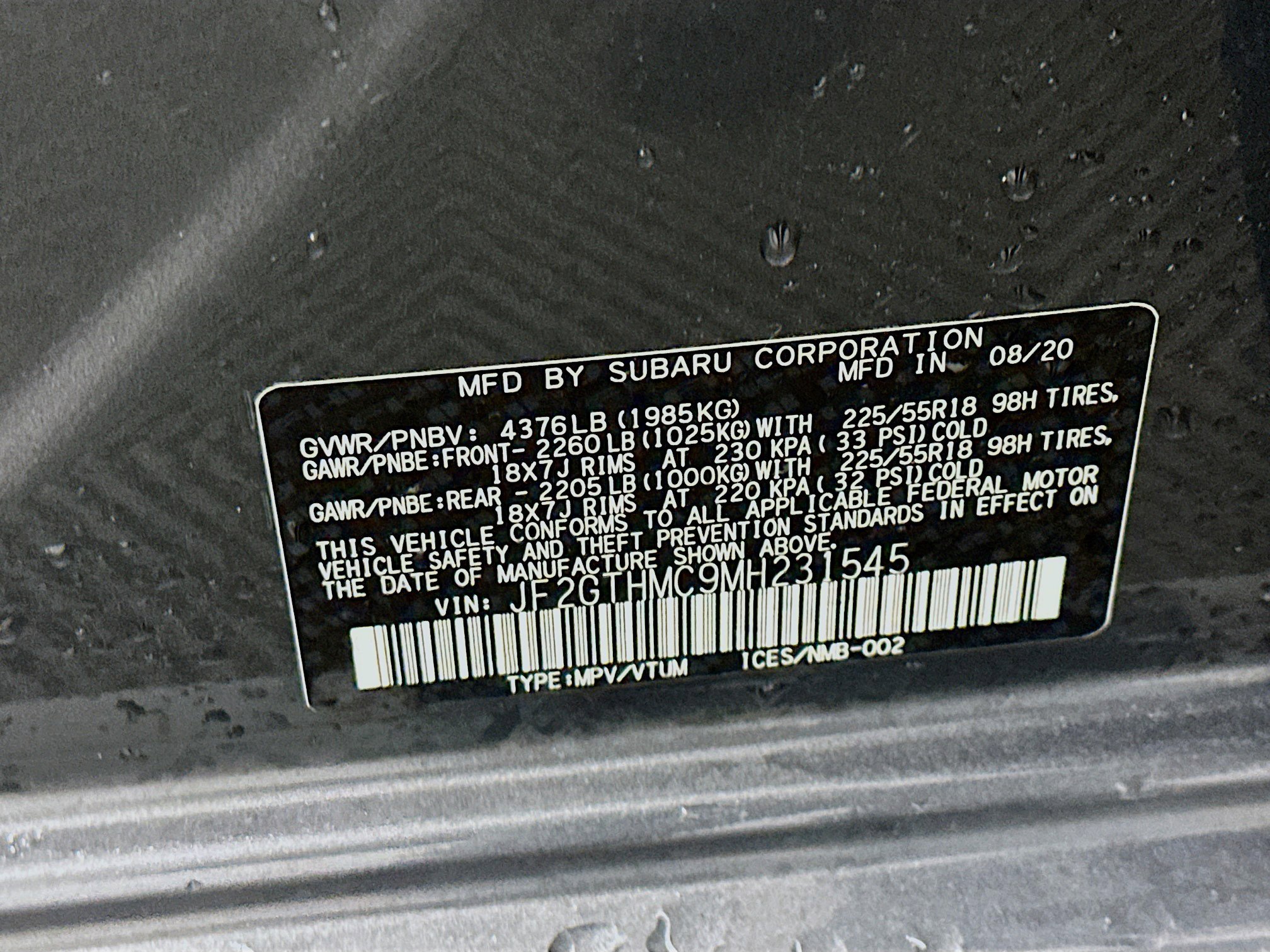 Used 2021 Subaru Crosstrek 2.5i Limited w/ Moonroof Package 1 image 12