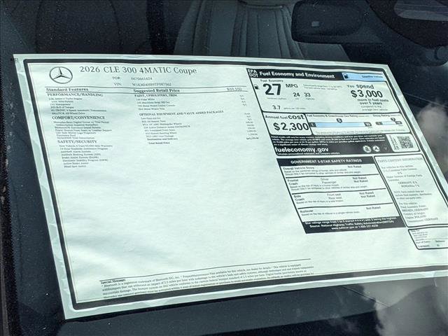 Certified 2026 Mercedes-Benz CLE 300 4MATIC Coupe image 17