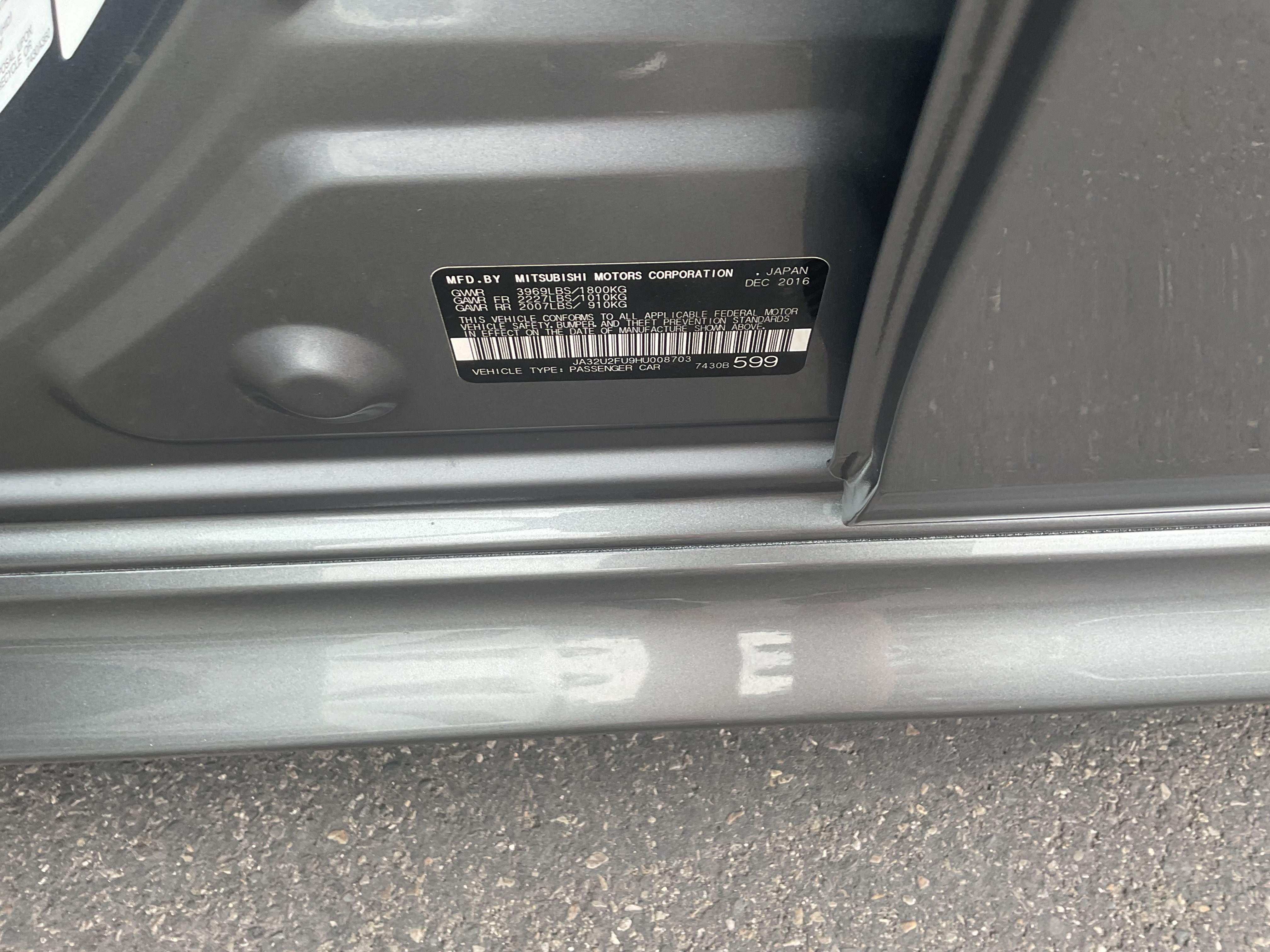 Used 2017 Mitsubishi Lancer ES FWD image 17